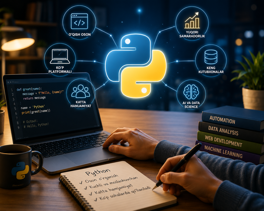 Что такое Python? Возможности и преимущества современного языка программирования