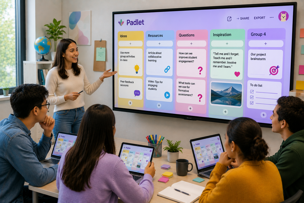 Padlet: современная цифровая доска для совместного обучения и интерактивного образования