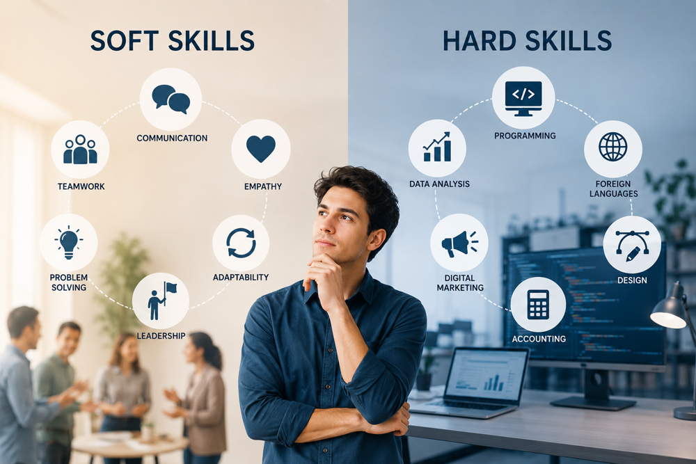 Soft Skills и Hard Skills: в чем разница и почему они важны для современной карьеры?