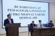 В Бухарском государственном педагогическом институте состоялось собрание с тьюторами