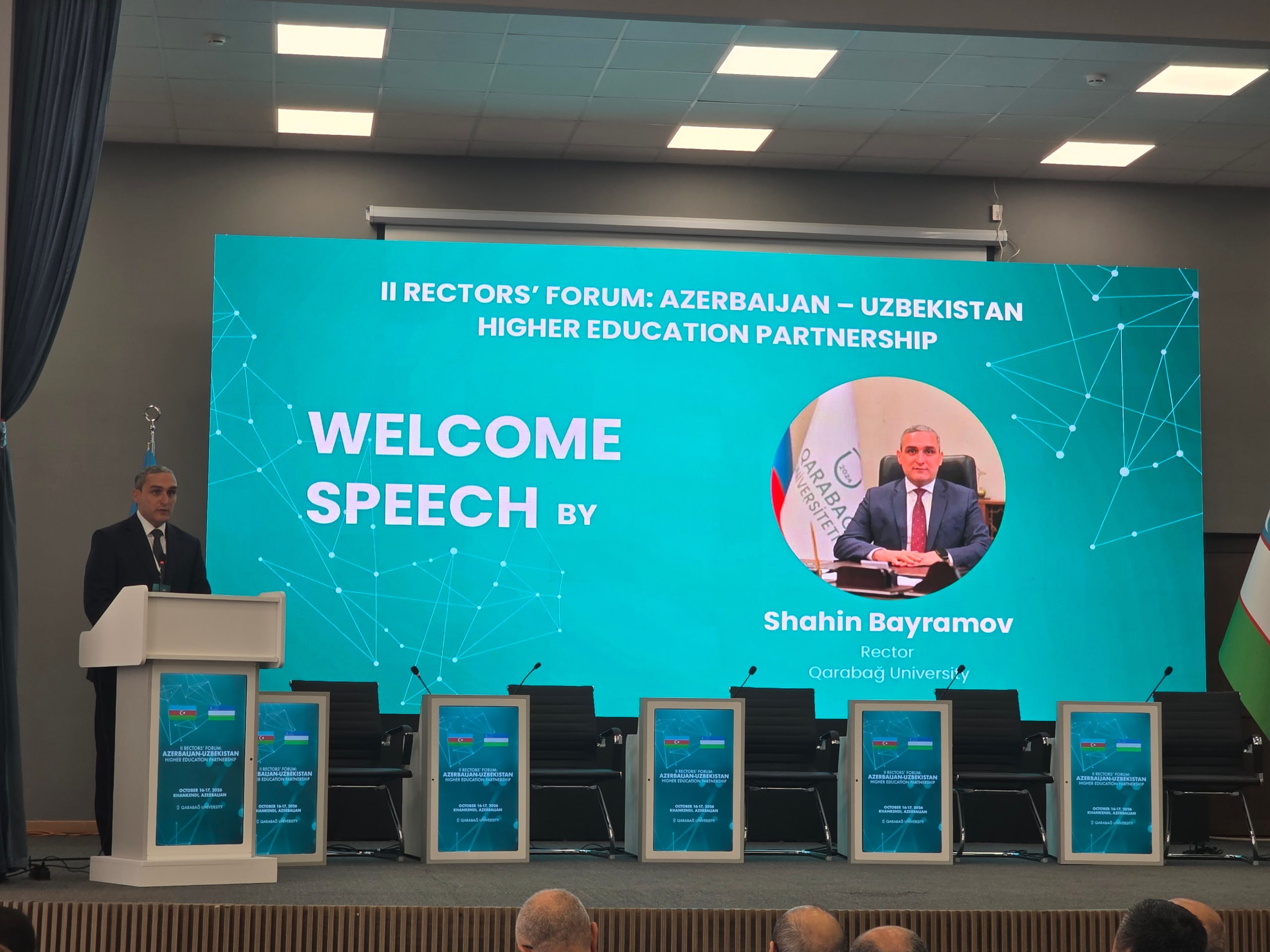 Узбекистан–Азербайджан: делегация БГПИ участвует во II форуме ректоров